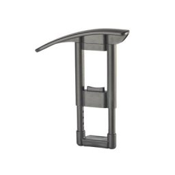 Accoudoirs de chaises de bureau pivotantes, réglable en hauteur, la paire, noir graphite