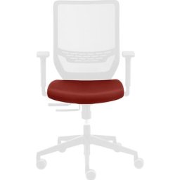 TrendOffice Housse de siège TO-SYNC, pour siège de bureau, rouge rubis