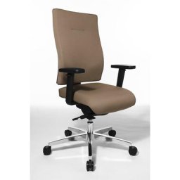 Topstar Siège de bureau PROFI STAR 15, dossier ergonomique, marron clair