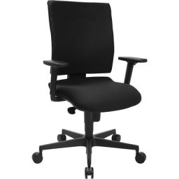 Topstar Siège de bureau SYNCRO CLEAN, habillage tissu antibactérien, noir