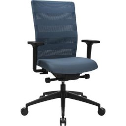 Topstar Siège de bureau SITNESS AirWork, avec accoudoirs réglables, pétrole