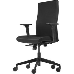 TrendOffice Siège de bureau STRIKE COMFORT, avec accoudoirs réglables, noir
