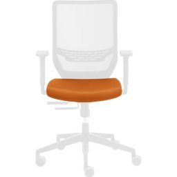 TrendOffice Housse de siège TO-SYNC, pour siège de bureau, orange