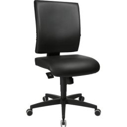 Topstar Siège pivotant LIGHTSTAR, habillage similicuir, noir