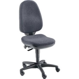 Topstar Chaise pivotante ergonomique, sans accoudoirs, habillage anthracite