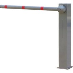 Barrière électrique, cellule solaire intégrée, télécommande, longueur flèche 1,2 m