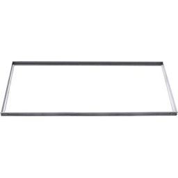 Cadre encastrable en aluminium, pour tapis à profilé en aluminium, pour L x l 1585 x 785 mm