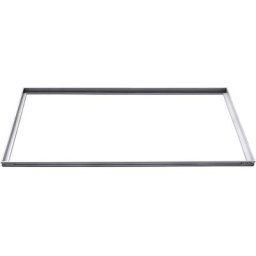 Cadre encastrable en aluminium, pour tapis à profilé en aluminium, pour L x l 1185 x 785 mm