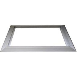 Cadre biseauté en aluminium, pour tapis à profilé en aluminium, pour L x l 585 x 385 mm