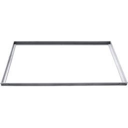 Cadre encastrable en aluminium, pour tapis à profilé en aluminium, pour L x l 985 x 785 mm