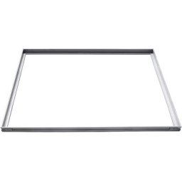 Cadre encastrable en aluminium, pour tapis à profilé en aluminium, pour L x l 985 x 985 mm