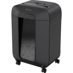 Fellowes Destructeur de documents Powershred® LX85, tranches de 4 x 40 mm, 12 feuilles, noir