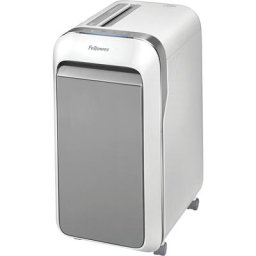 Fellowes Destructeur de documents LX221, particules 2 x 12 mm, 18 feuilles, blanc