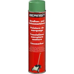 Kit de traçage, appareil de traçage BASIC avec 1 aérosol de peinture jaune et 12 aérosols supplémentaires, vert