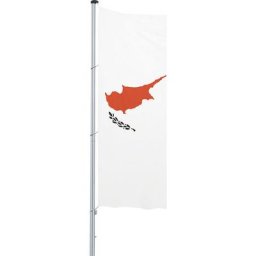 Mannus Pavillon pour mât / drapeau, format 1,2 x 3 m, Chypre