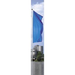 Mannus Mât de pavoisement en aluminium PIRAT, sans potence, hauteur hors sol 9 m, Ø 100 mm