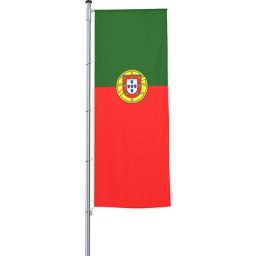 Mannus Pavillon vertical pour mât / drapeau, format 1,2 x 3 m, Portugal