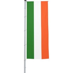 Mannus Pavillon vertical pour mât / drapeau, format 1,2 x 3 m, Irlande
