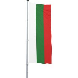 Mannus Pavillon pour mât / drapeau, format 1,2 x 3 m, Bulgarie