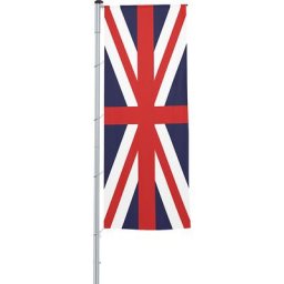 Mannus Pavillon vertical pour mât / drapeau, format 1,2 x 3 m, Grande-Bretagne