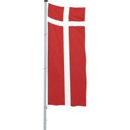 Mannus Pavillon pour mât / drapeau, format 1,2 x 3 m, Danemark