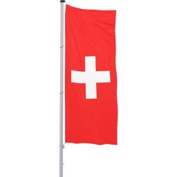 Mannus Pavillon pour mât / drapeau, format 1,2 x 3 m, Suisse