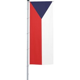 Mannus Pavillon vertical pour mât / drapeau, format 1,2 x 3 m, République Tchèque