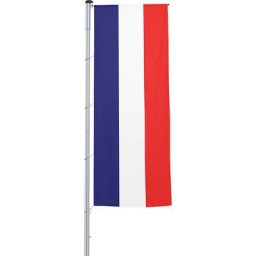 Mannus Pavillon vertical pour mât / drapeau, format 1,2 x 3 m, France
