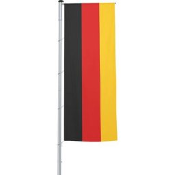 Mannus Pavillon vertical pour mât / drapeau, format 1,2 x 3 m, Allemagne