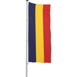 Mannus Pavillon pour mât / drapeau, format 1,2 x 3 m, Roumanie