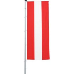 Mannus Pavillon vertical pour mât / drapeau, format 1,2 x 3 m, Autriche