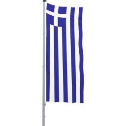 Mannus Pavillon pour mât / drapeau, format 1,2 x 3 m, Grèce