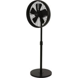 Ventilateur sur pied design, h x l x p 1500 x 460 x 410 mm, noir
