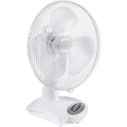 Ventilateur de table, h x l x p 470 x 355 x 270 mm, blanc, 5 pièces et +