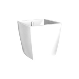 DEGARDO Bac à plantes, TREVIA 900Q, h x l x p 900 x 1000 x 1000 mm, blanc