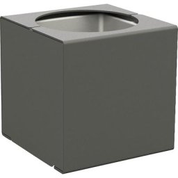 PROCITY Bac à plantes KUBE, h x l x p 450 x 450 x 450 mm, acier, gris