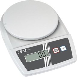 KERN Balance de laboratoire, commande à 2 touches, plage de pesée max. 1000 g, lisibilité 0,01 g, plateau de pesée 150 mm