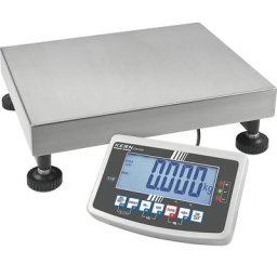 KERN Balance industrielle, deux plages de pesée, métrologie légale, plage de pesée max. 60 kg, lisibilité 10 / 20 g, plateau de pesée 400 x 300 mm