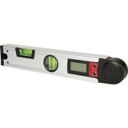 KS Tools Rapporteur digital avec fioles de déclivité, plage de mesure 0° - 225°, avec trou de suspension