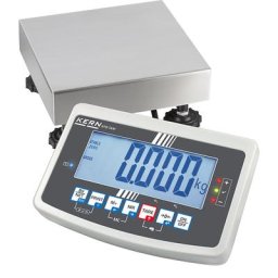 KERN Balance industrielle, deux plages de pesée, métrologie légale, plage de pesée max. 6 kg, lisibilité 1 / 2 g, plateau de pesée 300 x 240 mm