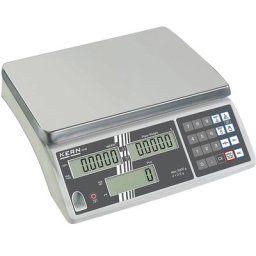 KERN Peseuse-compteuse, modèle entrée de gamme, plage de pesée max. 6 kg, lisibilité 0,5 g, plateau de pesée 300 x 220 mm