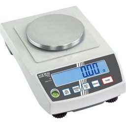 KERN Balance de précision, avec unité de pesée programmable, plage de pesée max. 0,2 kg, lisibilité 0,01 g, plateau de pesée 105 mm