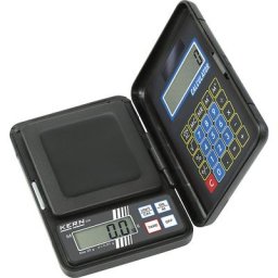 KERN Balance de poche, avec calculatrice intégrée, plage de pesée max. 150 g, lisibilité 0,1 g, plateau de pesée 70 x 80 mm