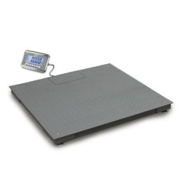 KERN Balance au sol, métrologie légale, analyseur XXL, plage de pesée max. 3000 kg, lisibilité 1000 g, plateau de pesée 1500 x 1500 mm