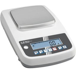 KERN Balance de précision, avec ajustage automatique, métrologie légale, plage de pesée max. 6 kg, lisibilité 0,1 g, plateau de pesée 155 x 145 mm