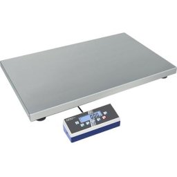KERN Balance industrielle, avec analyseur à bascule, plage de pesée max. 150 kg, lisibilité 20 / 50 g, plateau de pesée 950 x 500 mm