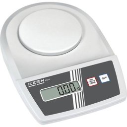 KERN Balance de laboratoire, commande à 2 touches, plage de pesée max. 200 g, lisibilité 0,01 g, plateau de pesée 105 mm