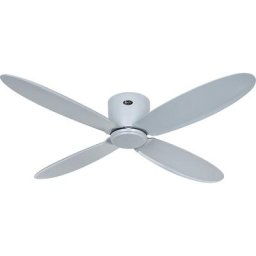 Ventilateur de plafond ECO PLANO II, Ø pales du rotor 1320 mm, construction extra-plate, gris clair