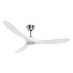 Ventilateur de plafond ECO GENUINO, Ø hélice 1520 mm, blanc mat / chromé