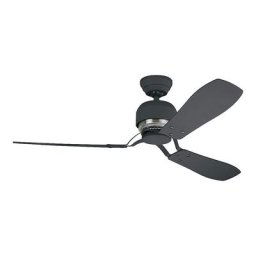 Ventilateur de plafond INDUSTRIE, Ø hélice 1320 mm, laque graphite / châtaignier